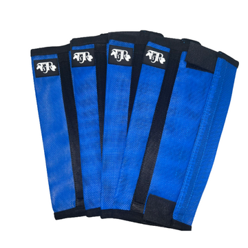 🐴 Premium Fly Boots – Blue Mesh Edition (Set of 4)