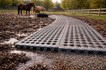 Mud Control Grids: A Solution to Soil Compaction and Drainage Problems