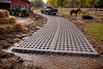 When to Use Mud Control Grids in Michigan: Farms, Driveways & High-Traffic Areas