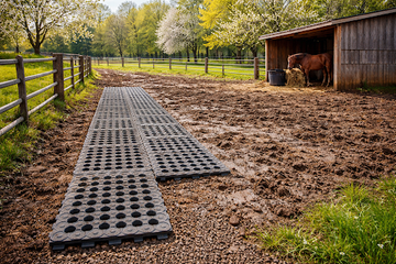 The Permanent Solution: Protecting Horse Paddocks and Livestock Areas from Spring Mud Damage